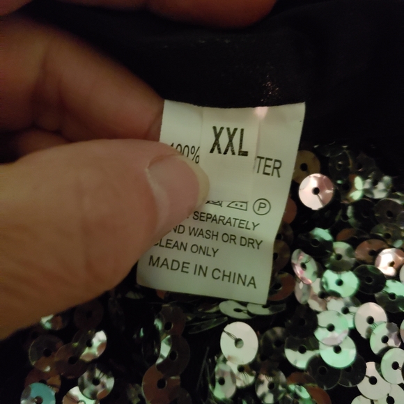 Nwt Kayamiya Sequin Top size XX-LARGE - Picture 4 of 5